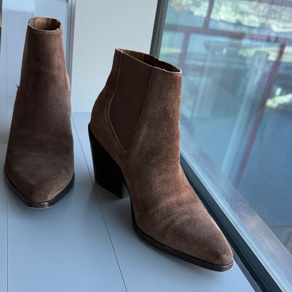 Rag & Bone Brown Suede Ankle Boots